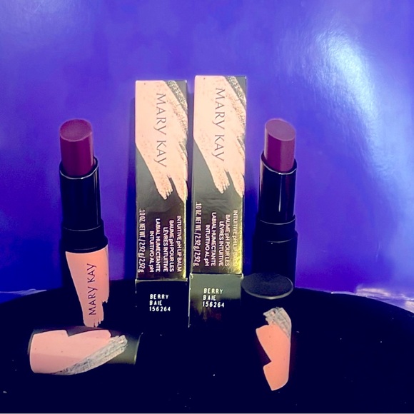 Set of 2 Mary Kay Intuitive PH Lip Balm Berry - Picture 1 of 4